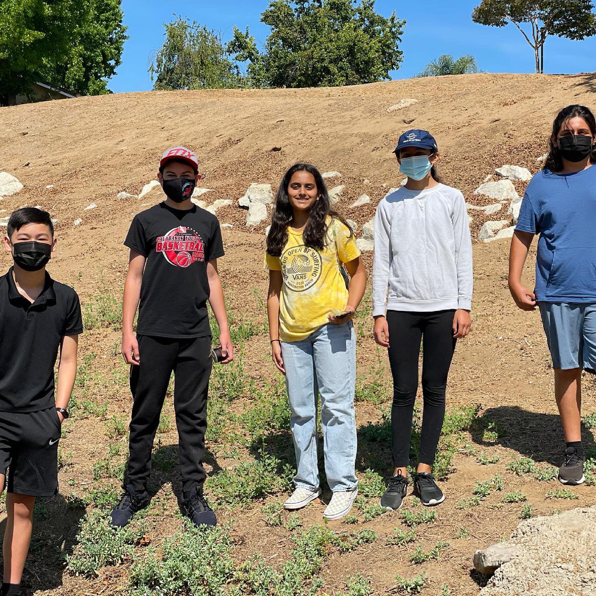 TeamCrayfish's tweet photo. Fun day of setting our summer traps with the Crayfish Club. We caught 14 with our grabbers too. Here’s to hoping the crayfish climbing on the traps actually go in! 

#biodiversity #crayfish #invasivespecies #opshares #teenleaders @earthecho @oakparkusd @rsrpd @MedeaCreekMS https://t.co/milxcZnQhr