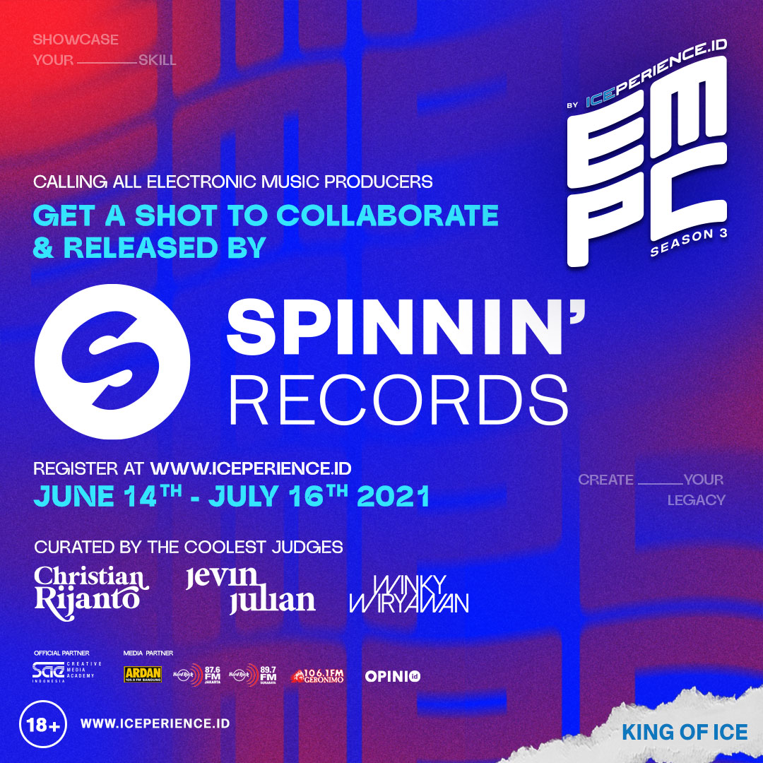 OPINI_id's tweet photo. What are you waiting for? This is your time to shine! Submit your tracks on 14-16 July 2021 and don't hesitate to visit https://t.co/g42NostmLt or click the link on our bio, so you don't miss important information about EMPC 2021!
#EMPC2021 #LocaliceMovement #iceperience https://t.co/wUIXWqVTPA