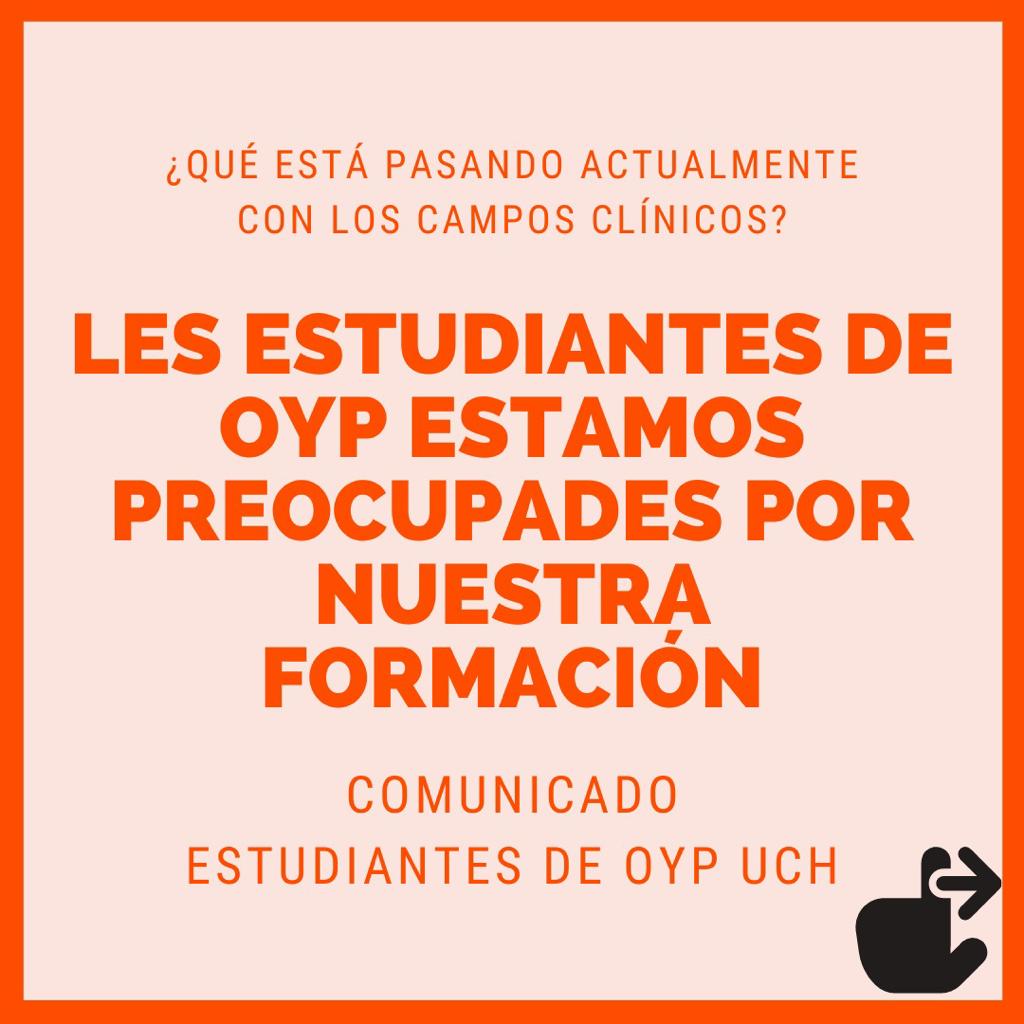 ceopuchile's tweet photo. Hacemos llamado a las autoridades del @mineduc y @ministeriosalud a hacerse cargo de nuestra formación. Es importante el aspecto de prácticas clínicas. Se necesitan respuestas AHORA!.
#SinPracticas #SinPracticasNoHayFuturo https://t.co/jOGekIy7P1