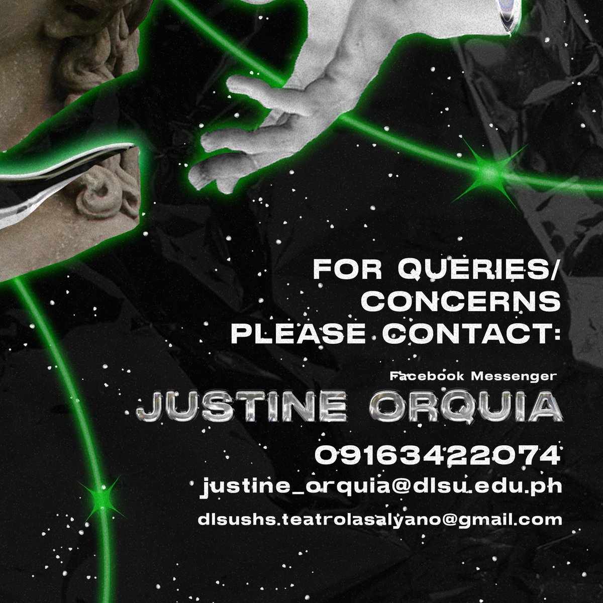 teatrolasalyano's tweet photo. SEASON 6, HANDA NA BA KAYO? 💚🏹

📣 CALLING ALL ASPIRING THESPIANS OF ID 120 AND 121! 

Pagkatapos ng matagal na paghihintay, bukas na ang enlistment at auditions para sa Teatro Lasalyano - Manila! ✨ https://t.co/fyYHDE1OPW