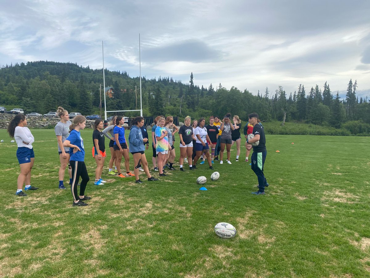 An absolute day for it with a venue to match as we kick off our <a href="/alaskarugby/">Alaska Rugby</a> youth clinic! 🌲🌊 🏔 #TogetherWePlay