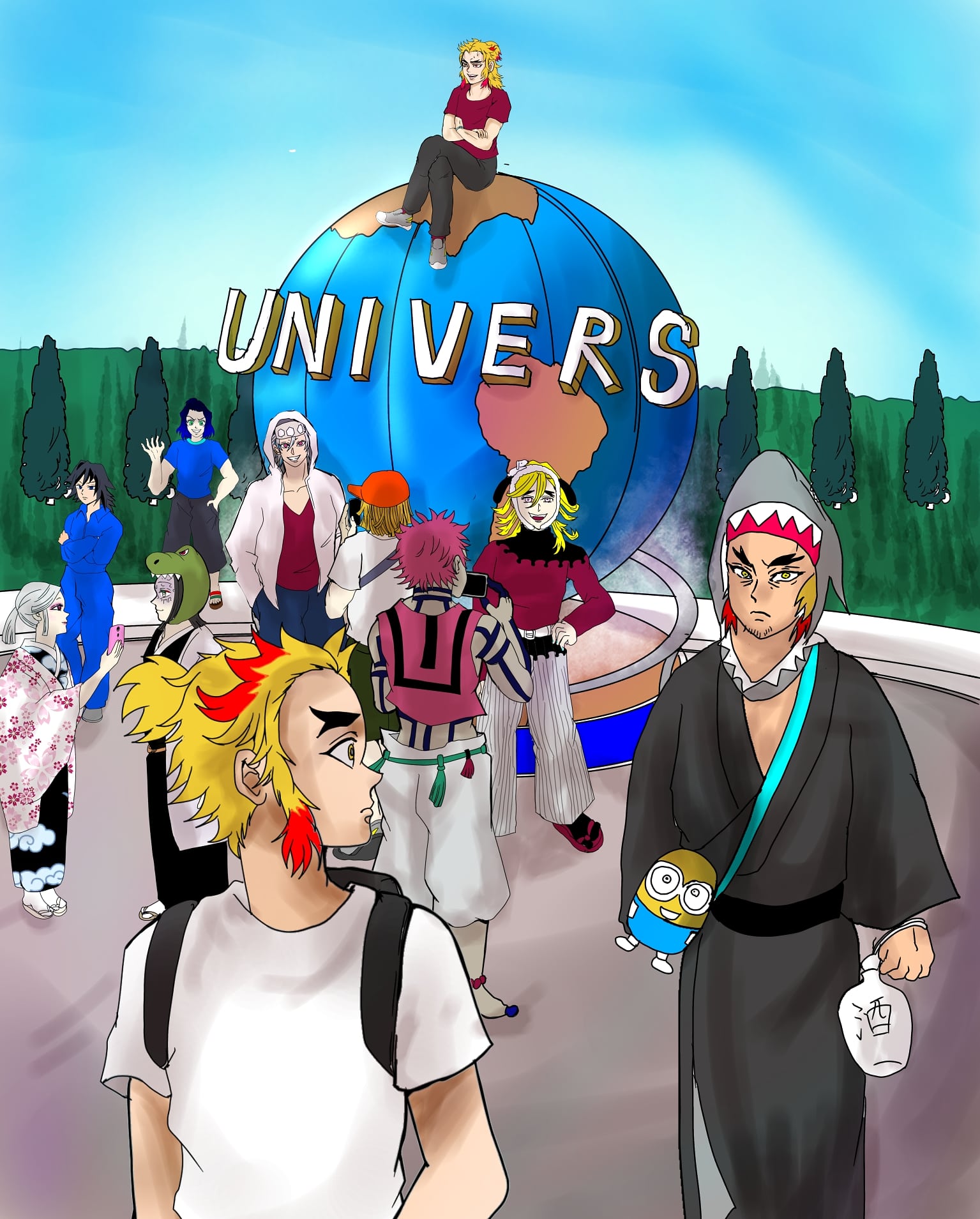 Syuminokimetsu ユニバ ユニバーサルスタジオジャパン Usj 鬼滅の刃イラスト 鬼滅の刃ファンアート 煉獄さん 煉獄愼寿郎 宇髄天元 童磨 T Co Tvvkdz7zoe Twitter