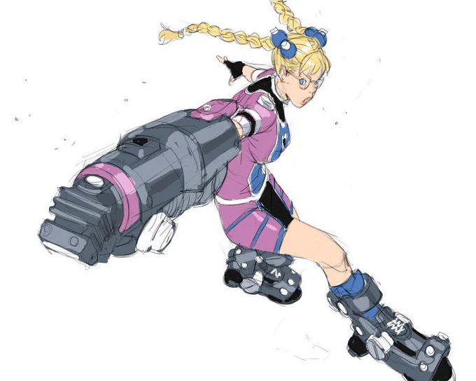 ストリートファイターEX時代のファンアートもありますよ😍 
