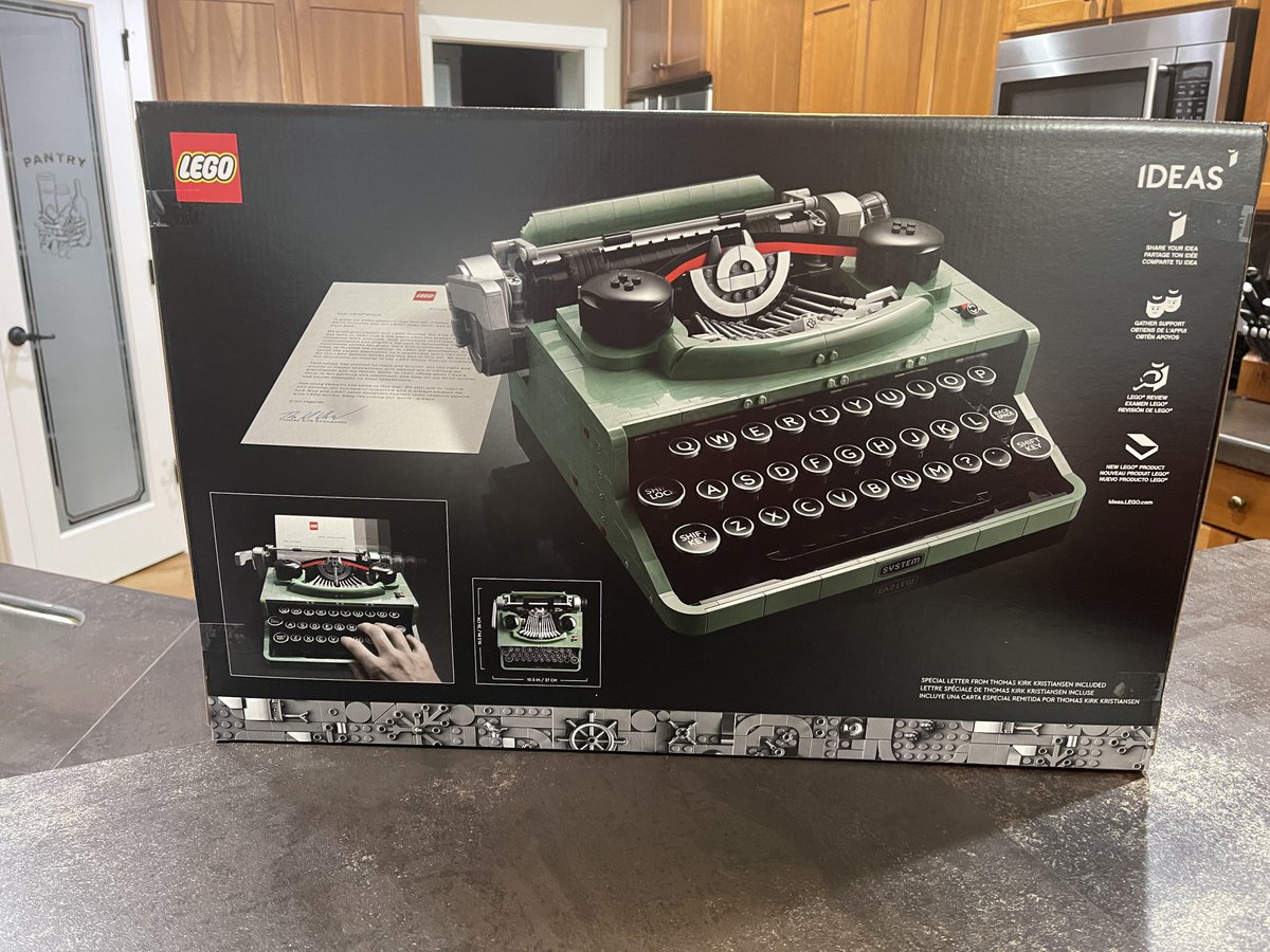 LEGO typewriter