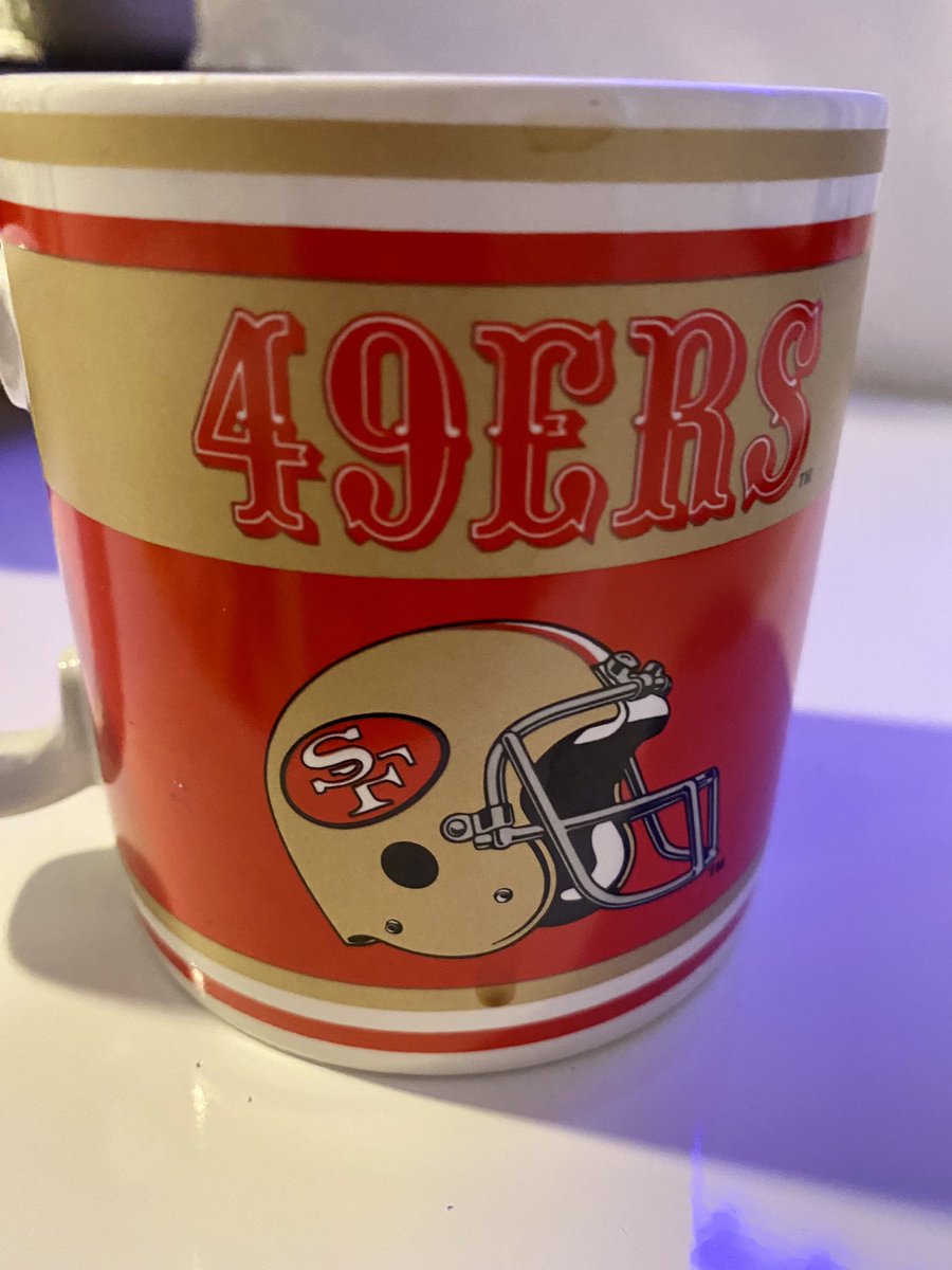 Drinking <a href="/dogebeans/">Đogebeans Coffee</a> In My Vintage <a href="/49ers/">San Francisco 49ers</a> Mug. ☕️