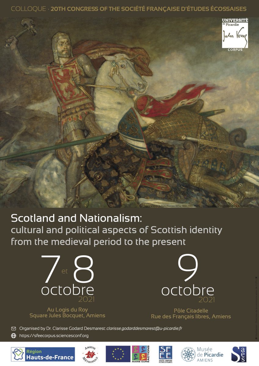 SFEEcossaises's tweet photo. The programme for our 20th annual conference is now available and it looks great! We hope to see you in Amiens from 7-9 October 🤞https://t.co/Q1WWV4uxSd https://t.co/19qyIepjEt