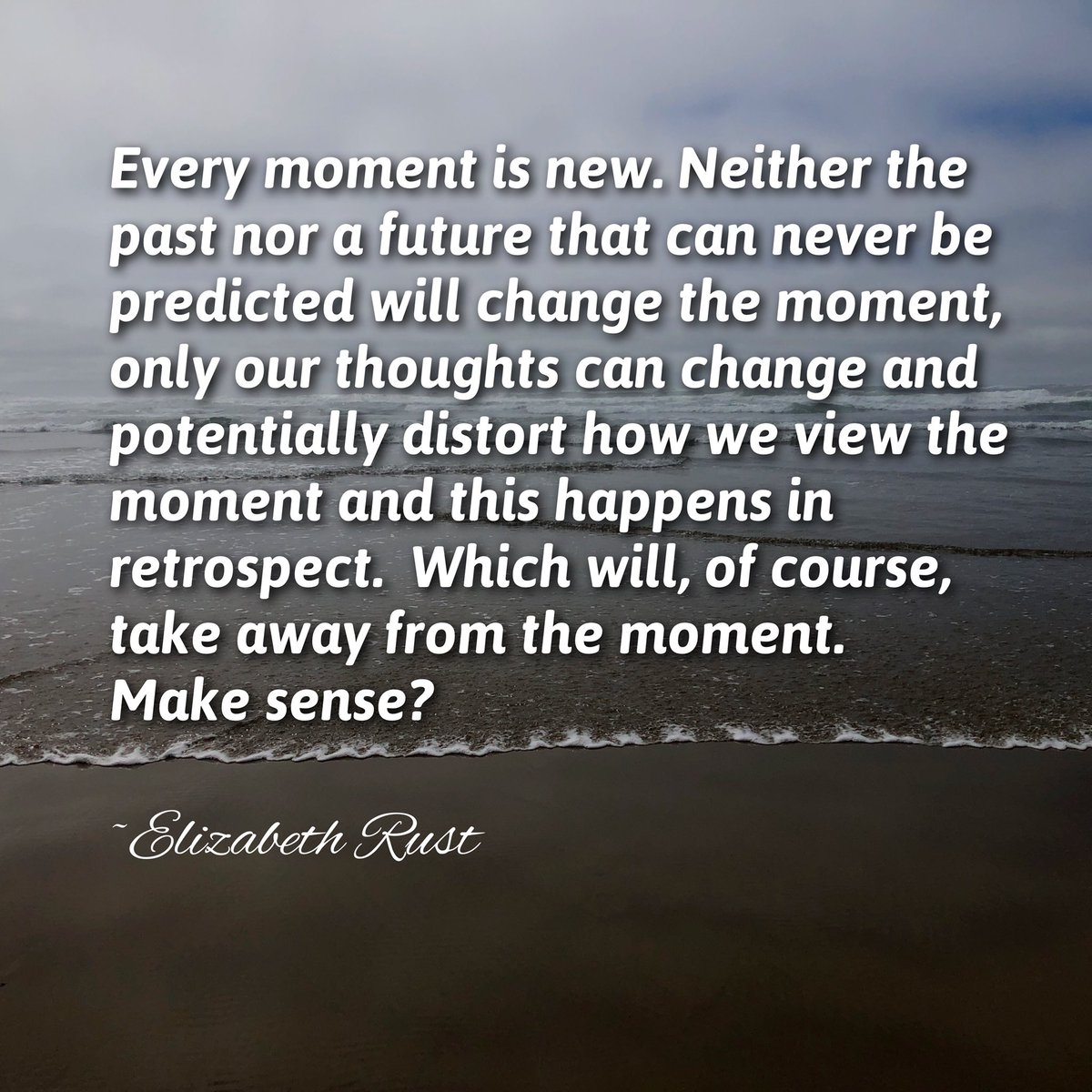 CorePearl's tweet image. #presentmomentreminder #elizabethrust #whattimeisit