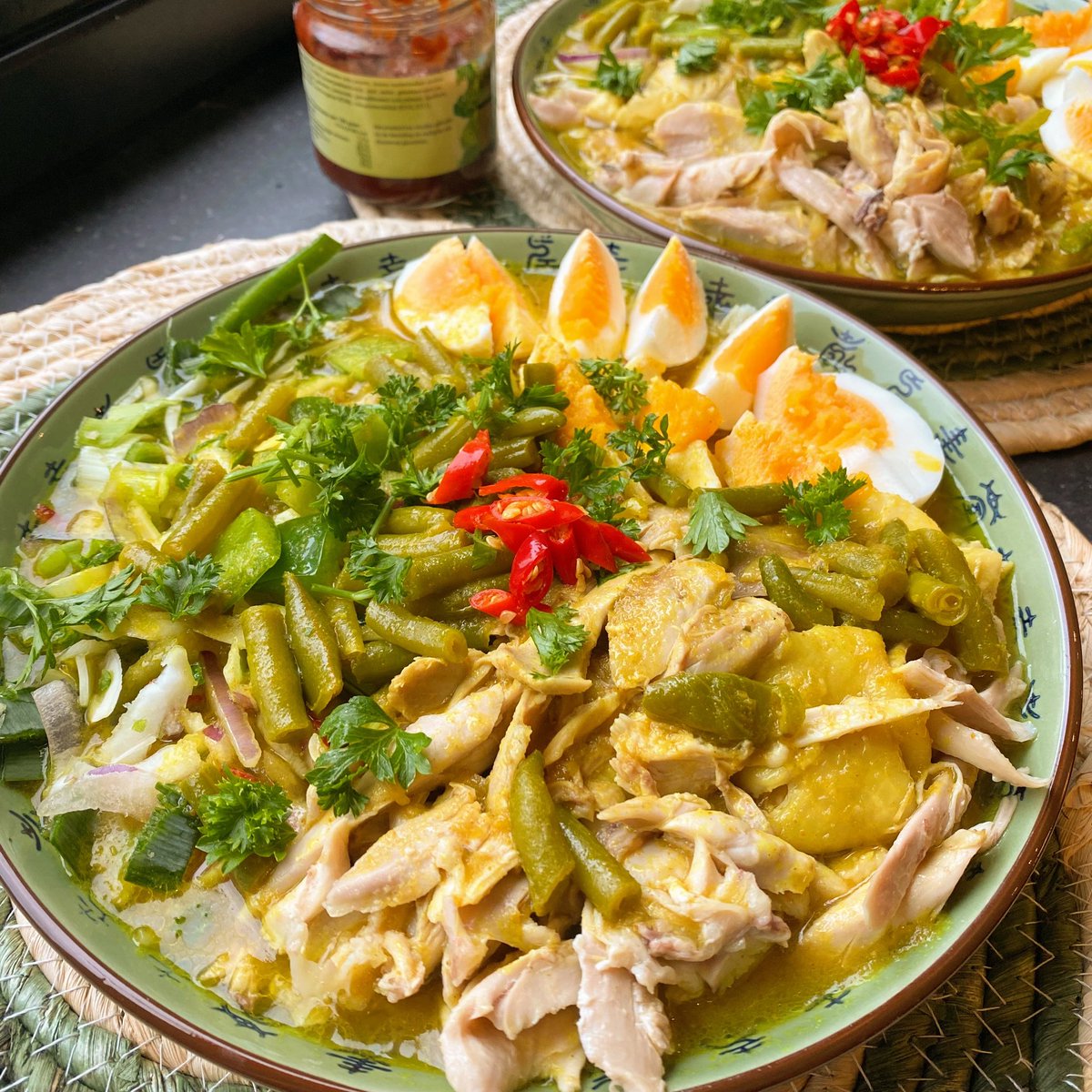 followgrubby's tweet photo. Had a craving, so we spent our day off cooking up some Soto Ayam! It’s a traditional Indonesian chicken soup dish. It makes a good comfort food!
Also making plans for a cooking stream on Twitch, date to be announced soon!
#homecooking #twitchstreamer #followgrubby #sotoayam https://t.co/ggXto4vF6u