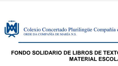 Hoxe publícanse as listaxes definitivas do Fondo Solidario de Libros de Texto para Ed. Primaria. Poden consultarse ata o día 24 na portería do colexio ou chamando ao 986 30 05 80.