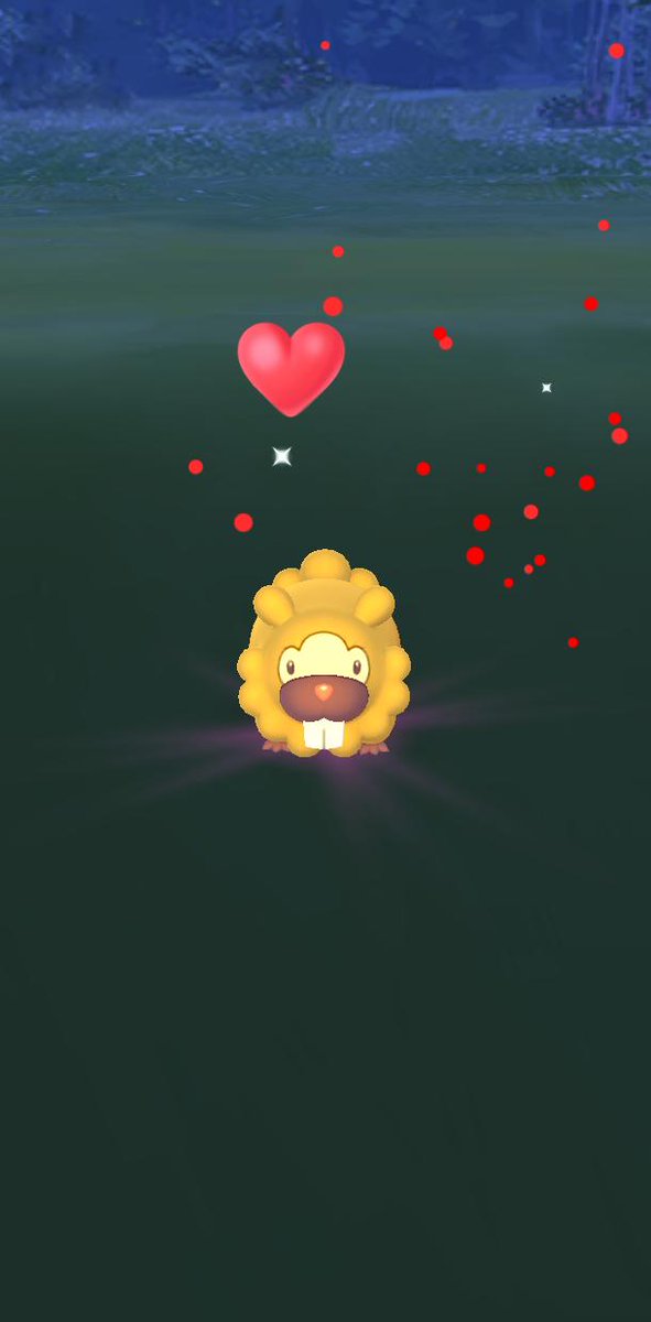 Desphaleum's tweet photo. Got my shiny Lord! 🦫🦫✨✨
(close to the end of the event 😂)
#PokemonGo #ShinyBidoof
#LordBidoof #shinypokemon https://t.co/Z1pfvhgJnY