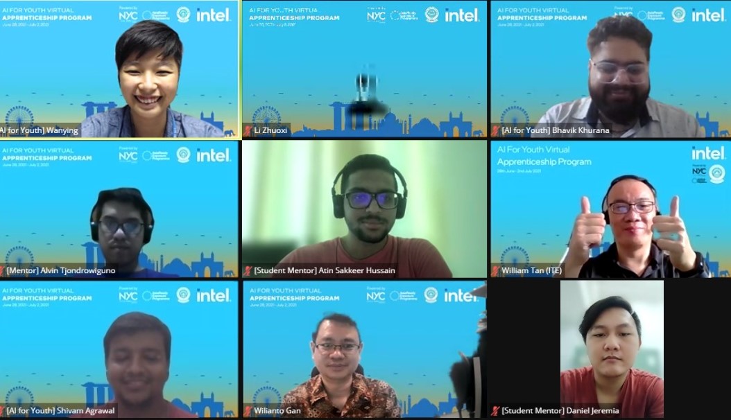 ai4youth's tweet photo. With a promise to collaborate on future #DigitalReadiness programs to serve people, youngsters from #India & #Singapore bid each other farewell as CBSE-Intel Virtual Apprenticeship Program concluded with a round of applause for all the mentors.
#nycsg #AI4Youth https://t.co/NAJBjI9cGF