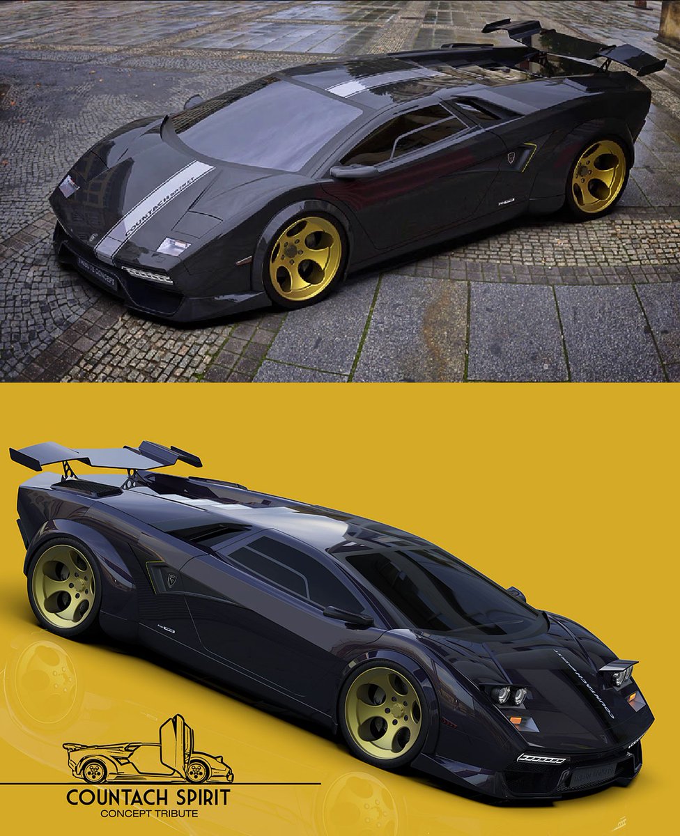 OSEDVEGOZ's tweet photo. Dos visiones diferentes sobre cómo recuperar a un clásico superdeportivo como lo es el #LamborghiniCountach. La primera como un modelo basado en el Lamborghini Murciélago con motor V12 a gasolina y la segunda como un vehículo eléctrico.
#Supercars #Lamborghini #LamboCars https://t.co/rZqVfxJKxY