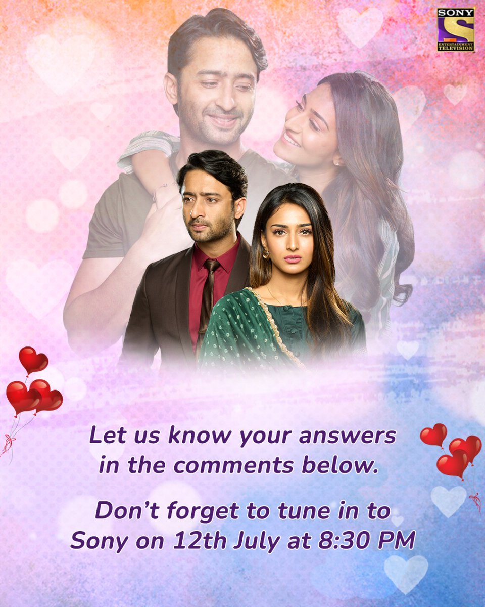 Chaliye, shuru ho jaaiye! Yahi mauka hai khud ko #KuchRangPyaarKeAiseBhi ke asli fans saabit karne ka! Aur dekhiye #KuchRangPyaarKeAiseBhi 12th July se, Mon-Fri Raat 8:30 baje sirf Sony par. @Shaheer_S @IamEJF @sspilgaonkar