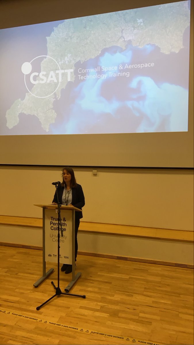 We're ready for liftoff with the launch of <a href="/TruroPenwithPTC/">Truro&PenwithPTC</a>'s Cornwall Space &amp; Aerospace Technology Training project. The project will see the development of world-class training courses to support businesses &amp; individuals in the growing space &amp; #aerospace sector in #Cornwall.