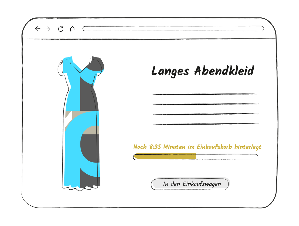 dapde_project's tweet photo. ⏱It's time for the next #darkpattern #introfriday⏱
#countdown: Ware, Dienstleistung ist angeblich nur für eine bestimmte Zeit verfügbar
Wirkweise: Entscheidungsdruck, loss aversion
1/3 https://t.co/Zxw80pNqMa