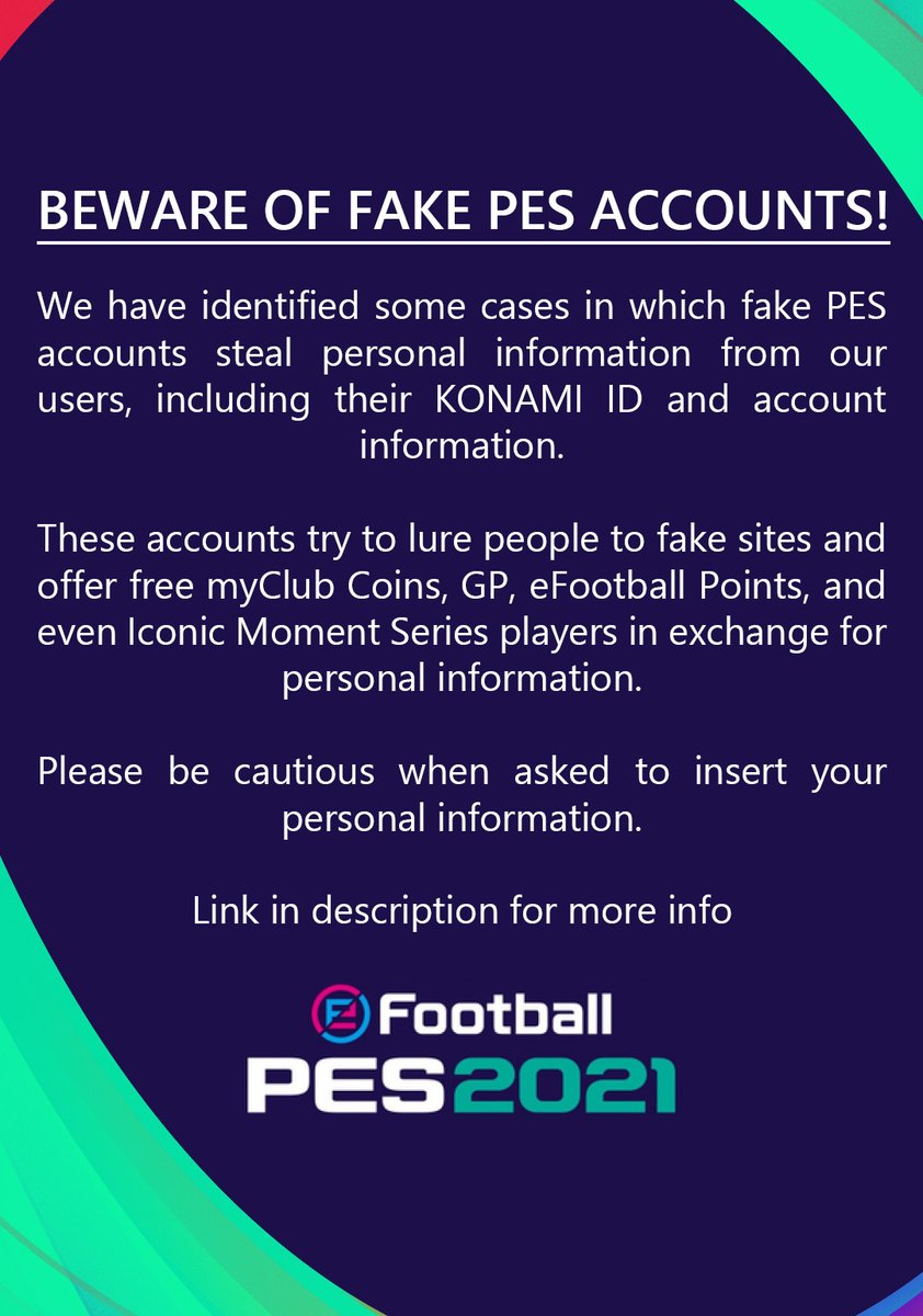Efootball Please Read Pes Fans Link To More Info T Co 3tztquefll
