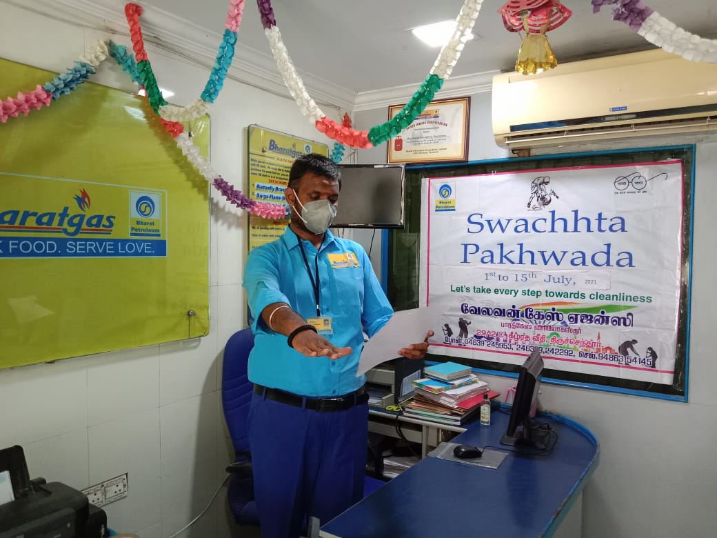 VelavanGas's tweet photo. #swachhtapakhwada2021 #BPCL @BPCLTuticorin https://t.co/4raKDkuA79
