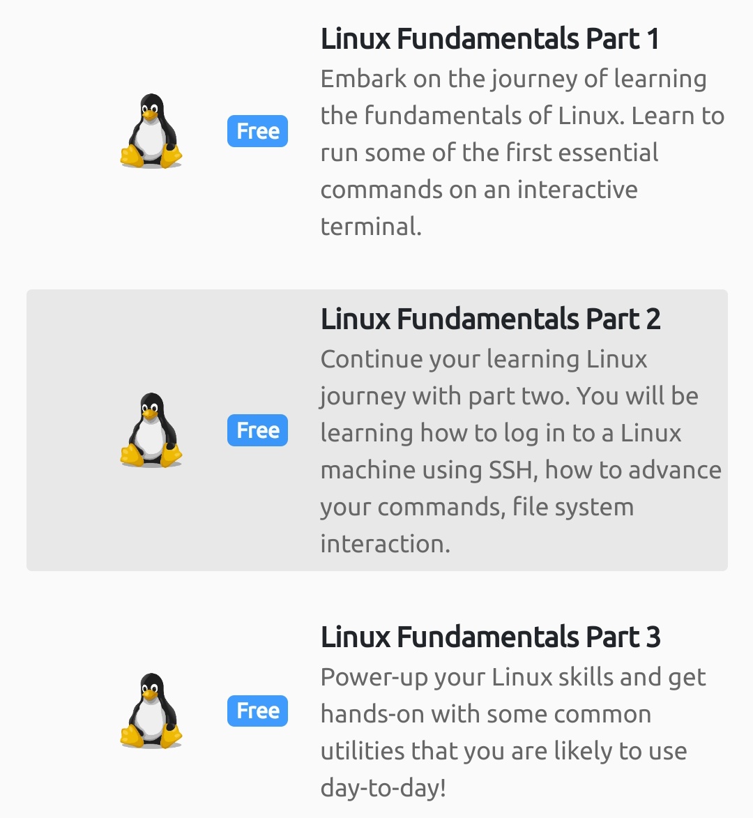SanapatiMagz's tweet image. Learn how to use the Linux operating system, a critical skill in cyber security. tryhackme.com/module/linux-f…
#linux #linuxfundamentals #free