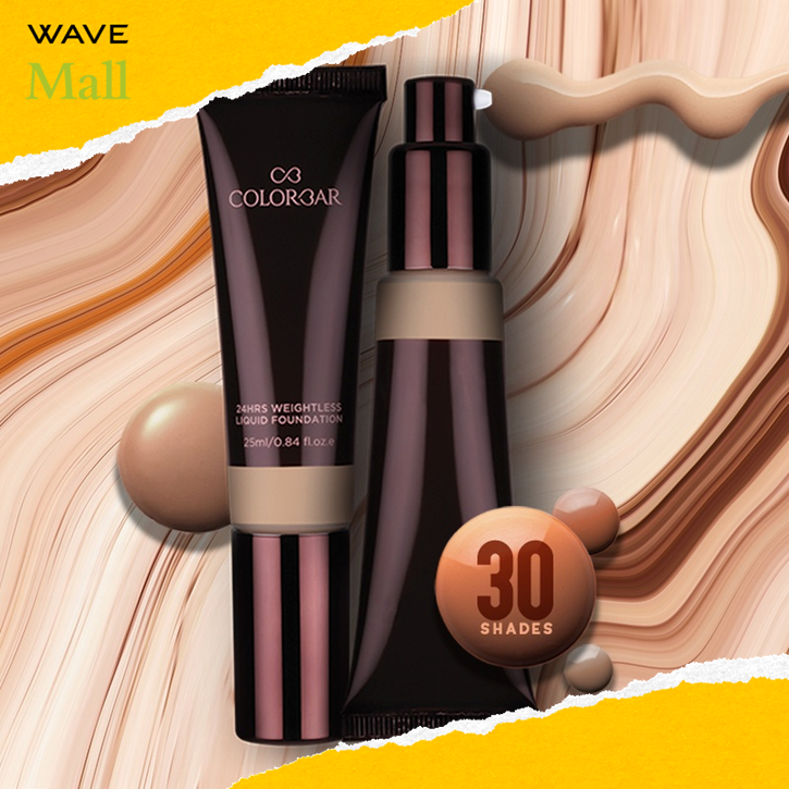 WaveMalls's tweet photo. Your secret weapon for a flawless base is hereSparkles 
@lovecolorbar 24hrs Weightless Liquid Foundation

Get your secret weapon and perfect the skin in one gesture, from @newu_dabur Store Wave Mall Noida.
.
.
#WaveMalls #newu #newulovescolorbar #cosmetics #colorbarcosmetics https://t.co/sM696XLuEw