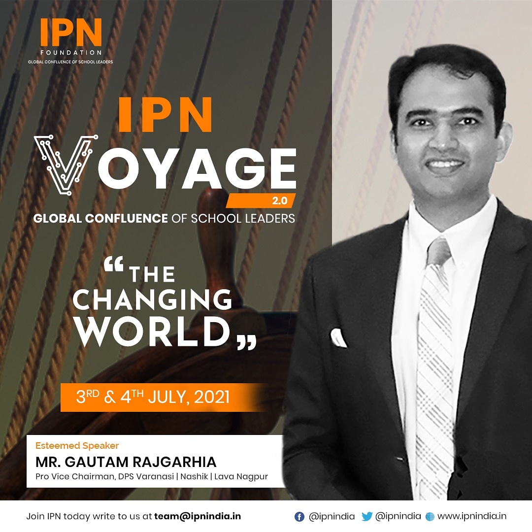 It's our pleasure to introduce 𝐌𝐫. 𝐆𝐚𝐮𝐭𝐚𝐦 𝐑𝐚𝐣𝐠𝐚𝐫𝐡𝐢𝐚, 𝐏𝐫𝐨 𝐕𝐢𝐜𝐞 𝐂𝐡𝐚𝐢𝐫𝐦𝐚𝐧, 𝐃𝐏𝐒, 𝐕𝐚𝐫𝐚𝐧𝐚𝐬𝐢 | 𝐍𝐚𝐬𝐡𝐢𝐤 | 𝐋𝐚𝐯𝐚 𝐍𝐚𝐠𝐚𝐫 as our 𝙀𝙨𝙩𝙚𝙚𝙢𝙚𝙙 𝙎𝙥𝙚𝙖𝙠𝙚𝙧 at IPN Voyage 2.0 

#IPN #IPNIndia #ipnvoyage #education #Leadership