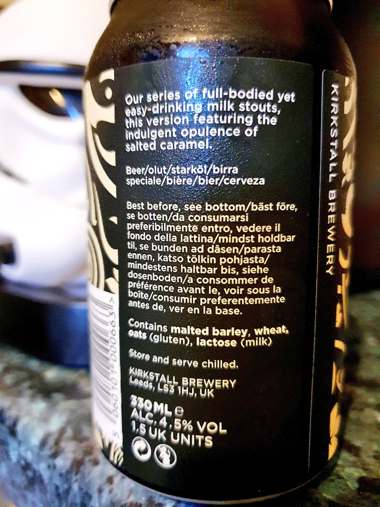 Dexter (Salted Caramel) by @KirkstallBrew
Sweet &amp; smooth &amp; good caramel aromas &amp; flavour
<a href="/danmayer77/">dan the brewery ho</a> @wolv54b1 <a href="/lindabeer24/">linda beer</a> @Atho_1982
<a href="/zappafaye/">Donna</a> <a href="/15jjc/">Jason Cunningham</a> <a href="/JohanBBT/">Johan</a> @cellmavin <a href="/ManvsAle/">👤Man vs Ale🍺</a> @JonMontag <a href="/badhopper/">Jason Hopper</a> <a href="/CATbrew13/">Cory CATbrew</a> <a href="/lhtetrick/">Lori's TX Icehouse</a> <a href="/DRE_Go_Fish/">Darrin Everitt</a> <a href="/cedarflats/">grandpaflats</a> <a href="/MakDPostmodern/">Makena 🐴 🏈 🍻 🏝️</a> <a href="/mtravis63/">Mike Travis</a>
