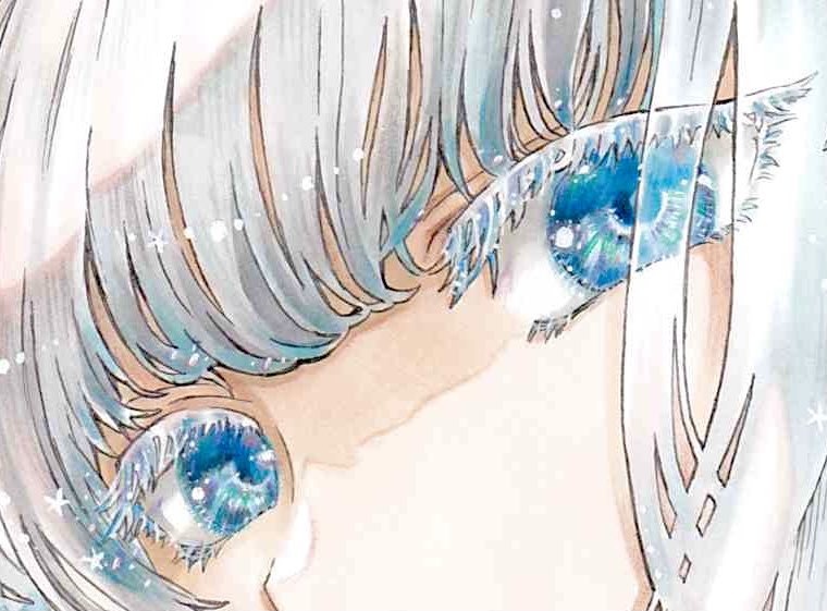 ホワイト 仕上げ 全て塗り終わったらgペンでホワイトを入れていきます 花や光を 玖白 唯のイラスト