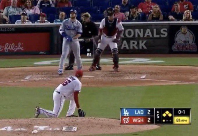 ashtonfoxemoji's tweet photo. very disappointed to see my favorite pitcher kneeling and disrespecting our vets... I thought you were better than this @PatrickCorbin46!!!
#notmypitcher #supportthevets https://t.co/Q370lG7yvK
