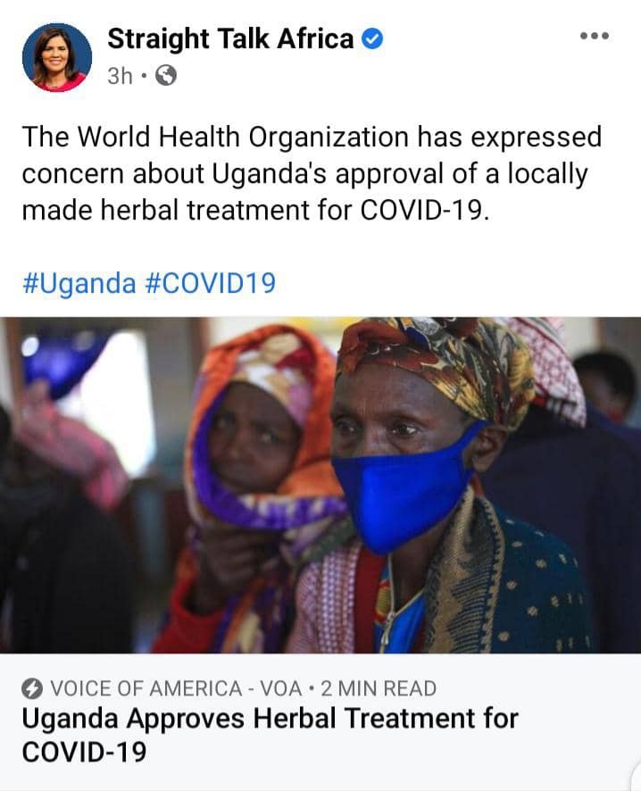 And it gets worse...
We've been using herbs from birth...we literally have herb gardens at the back of our houses... we bath, drink, steam and eat them... oh, and we use them daily in our cosmetics! 😃

@WorldHealthOrg2 
@kasujja 
@WorldBank 
@WorldHealthSmt 
@EdenK256 
@cnnbrk