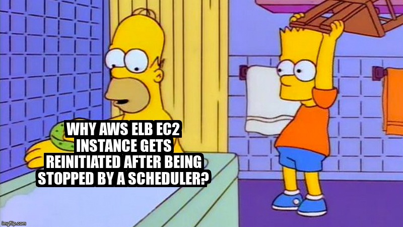 overflow_meme's tweet image. Why AWS ELB EC2 instance gets reinitiated after being stopped by a scheduler? stackoverflow.com/questions/6821… #amazonelasticbeanstalk #awslambda #amazonwebservices #amazonec2