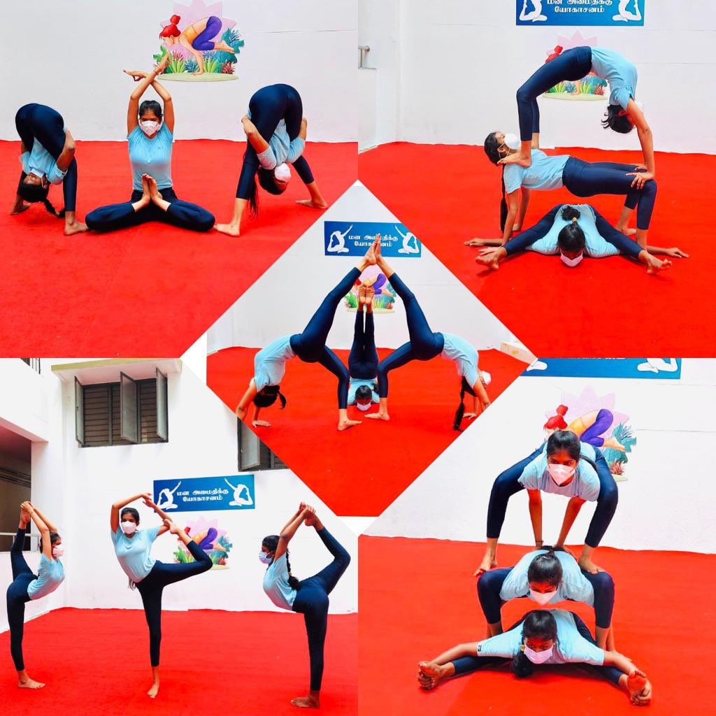 gynmc_official's tweet photo. We Professional Yoga doctors prescribe yoga as a therapy to patients, work as frontline warriors in management of COVID19, we also never fail to perform it like a Beautiful Art😍 https://t.co/W4Lkx66WGo