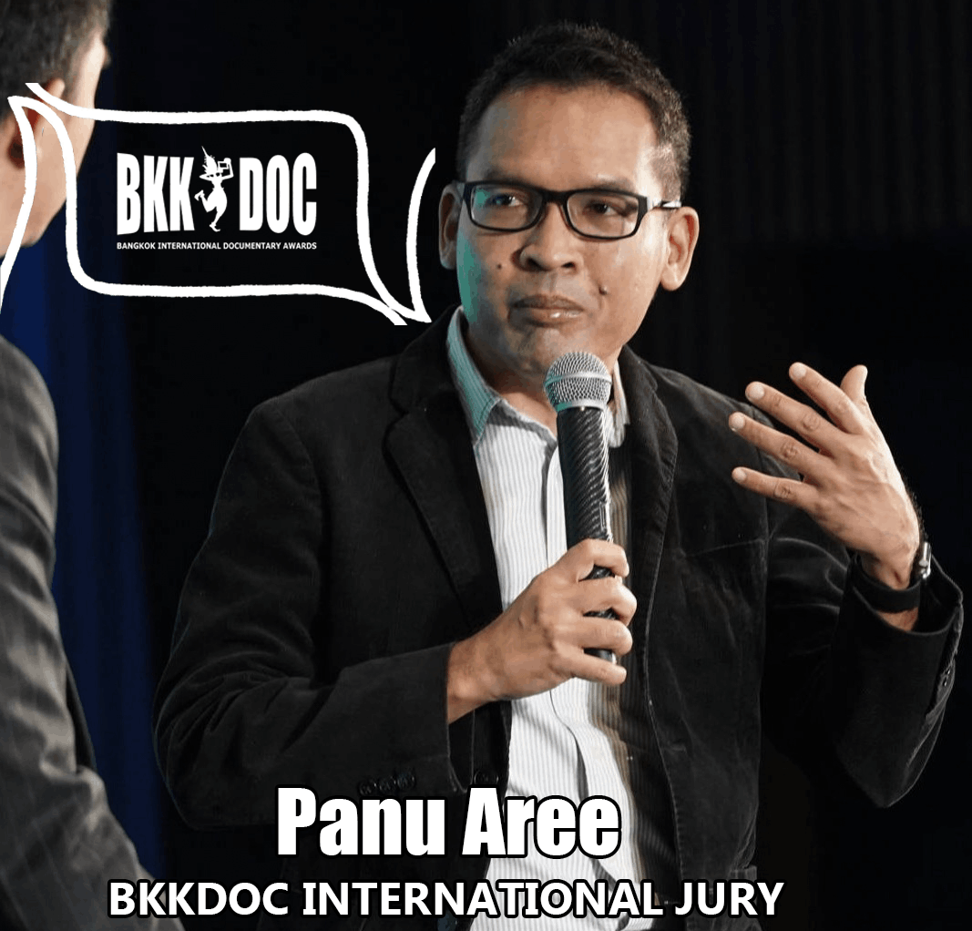 BKKDOC would like you to meet,Panu Aree, a member of the international jury bkkdoc.com/bkkdoc-jury.ht…

#BKKDOC #BKKDOC2021 #CNEX #AnandaIntellectualProproty #ThailandDocumentaryFilmmakersTradeAssociation #FrieseGreeneClub #CambodiaFilmCommission #ThailandFilmOffice