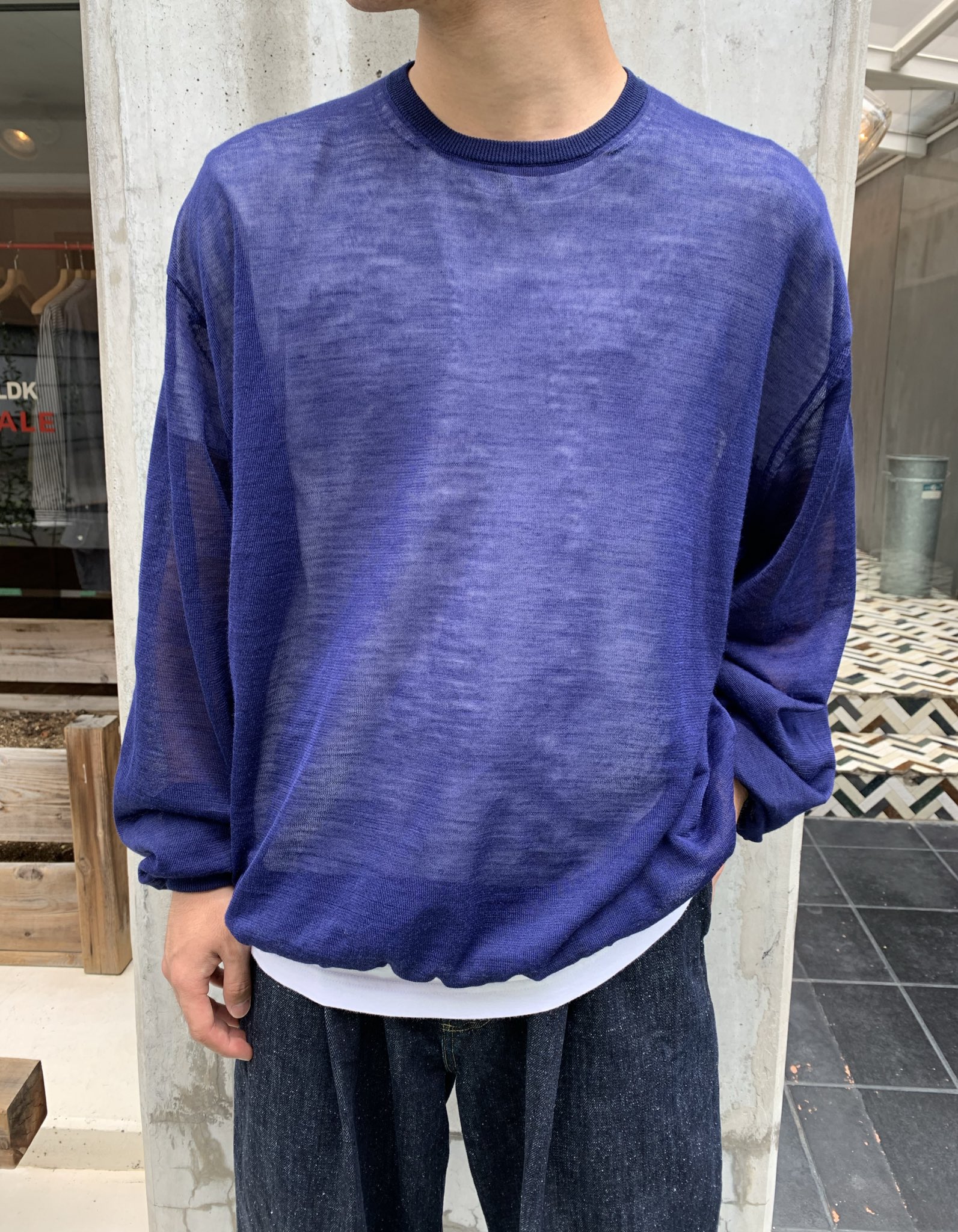 unfil コイル編みニット herill ラミーニット bshop コモリ - agedor.ma