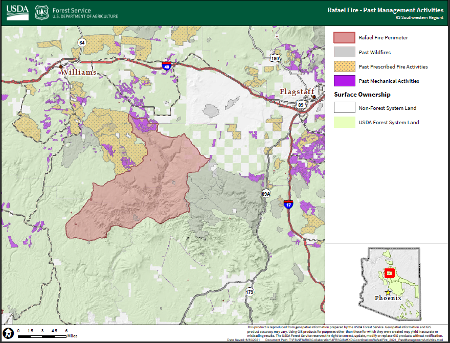 RafaelFireInfo's tweet image. Something stopped the 80K acre #RafaelFire from burning through communities in Northern Arizona. Full story at facebook.com/RafaelFireInfo #GoodFire #Restoration
@CoconinoNF @KaibabNF @ForestServiceSW @forestservice