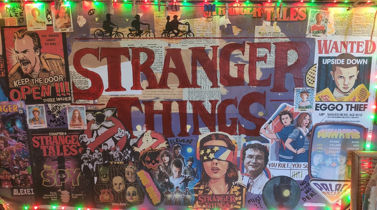 Stranger Things themed wall 6 hours duration <3