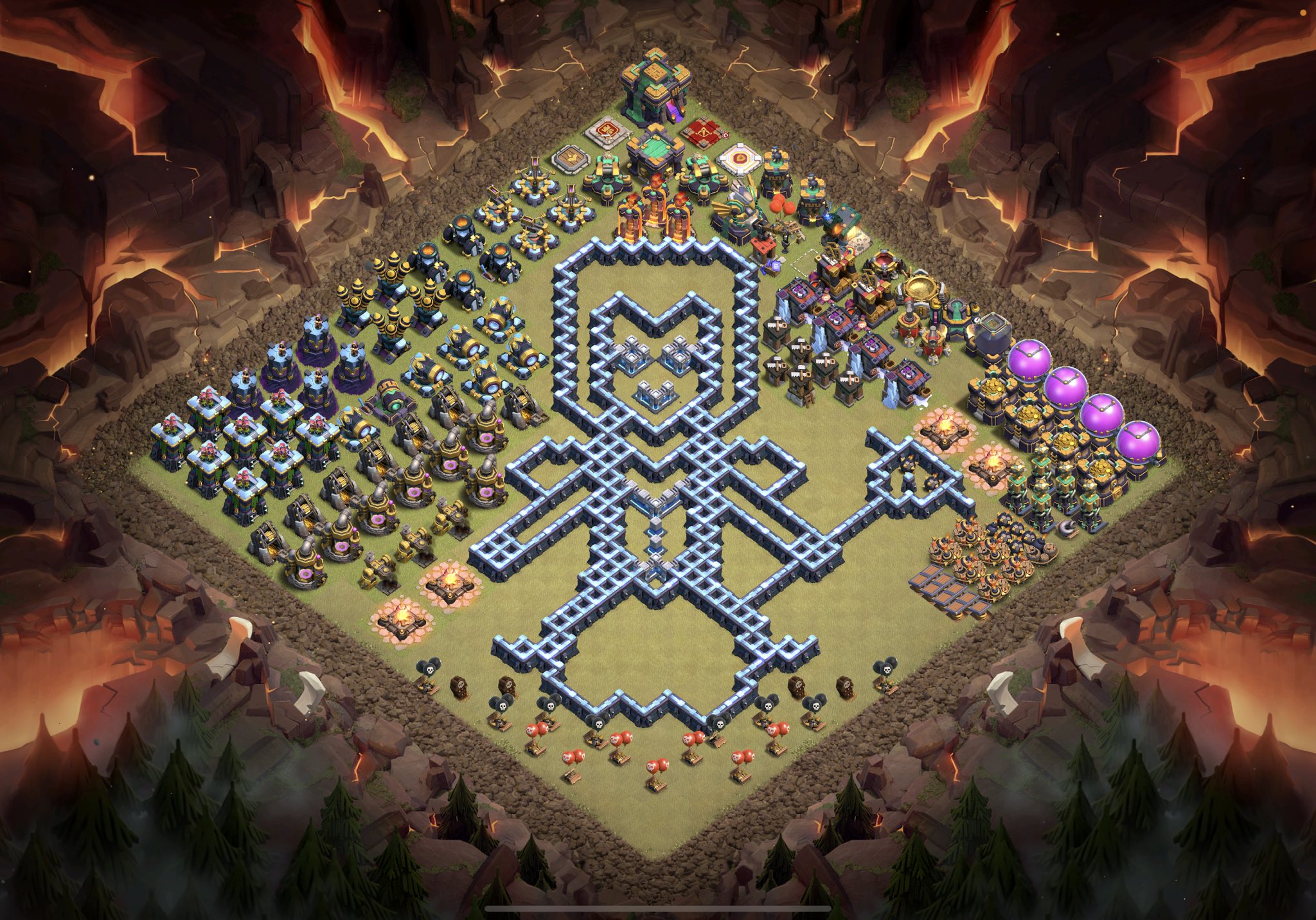 Twitter 上的 クラッシュ オブ クラン公式 お待ちの間 第三回 クラクラ配置アート コンテスト 結 果 発 表 入賞者と配置のリンクを共有させていただきます Chocoholicx777 タイトル May You Be Healed 配置リンク Th11 T Co