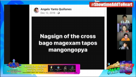 ViceGandaorg's tweet photo. itsShowtimeNa: Hingi agad ng tawad bago gumawa ng kasalanan! #ShowtimeAddToHeart https://t.co/tZrF88xMku