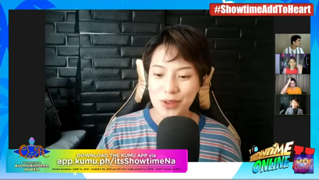 ViceGandaorg's tweet photo. itsShowtimeNa: #ShowtimeAddToHeart Friday QUARAN-SING-ALONG with Nisha Bedaña kasama ang Showtime Online U Tropa! https://t.co/q13tmVdTaA