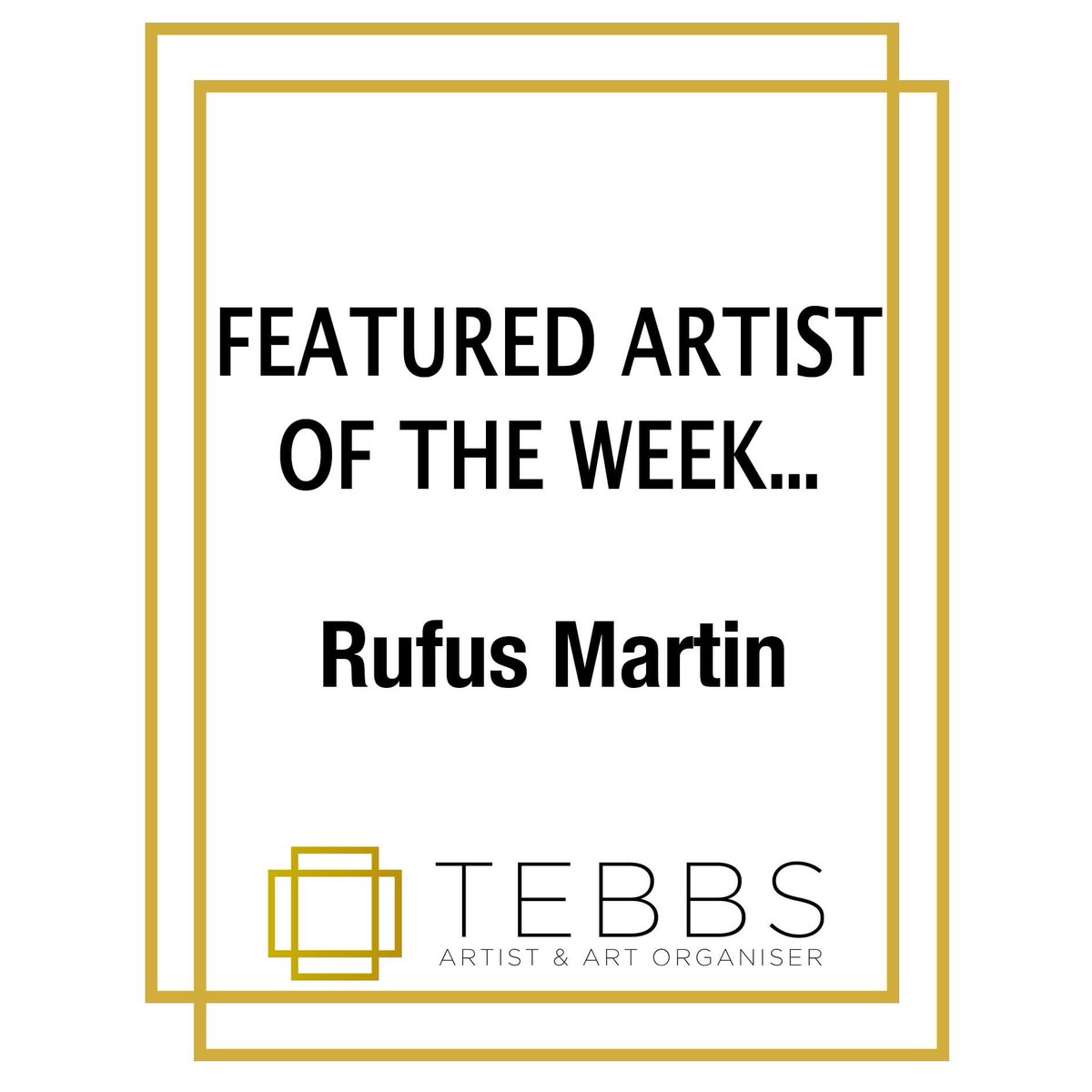 TebbsGallery's tweet photo. Featured Artist of The Week: Rufus Martin!
https://t.co/4iGe8vfMzz
#tebbsgallery #featuredartist #fridayfeatured #onlinegallery #artgallery #sculptor #sculpture #artgallery #artcollector #galleryowner #rufusmartin #meettheartist #blogpost #newblogpost #artblog #artistoftheday https://t.co/dlJ7kzD63Y