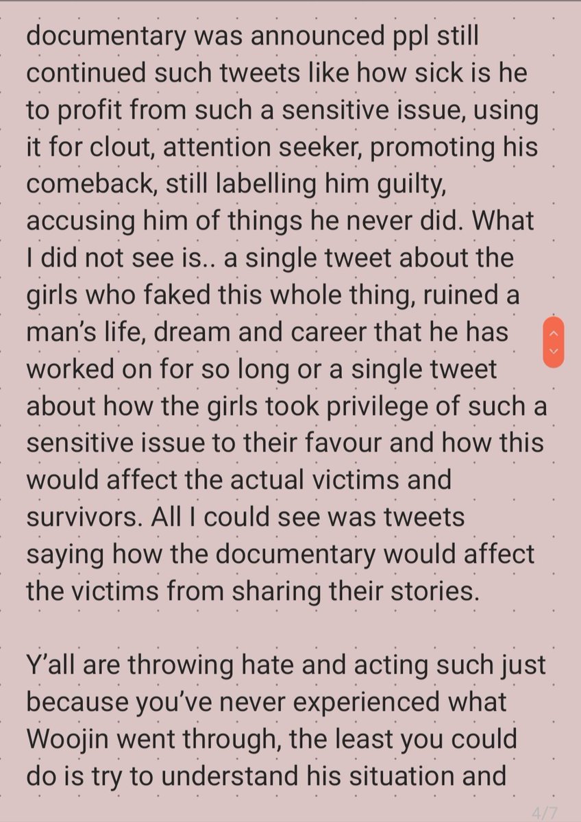 nctpeachh's tweet photo. I think this issue about Woojin is something to be talked about so I took my time to write down my personal opinion about this.
Everyone should give this video a watch just so you know their side of the story.
https://t.co/WTRiPIdipv
#kimwoojininnocent #KIMWOOJIN  
#Fingerkiller https://t.co/u9Wy0412u2