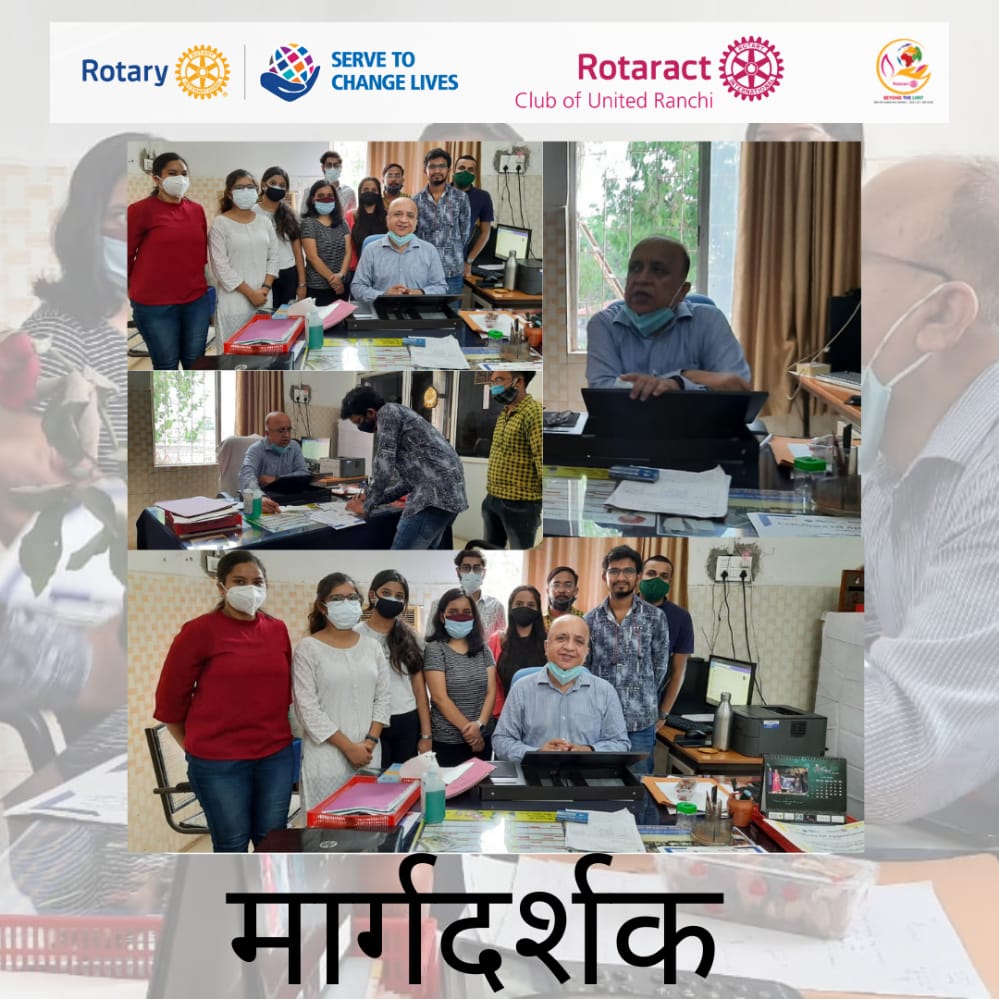 RACUnitedRanchi's tweet photo. On 1st July 2021, the club members met the Club Advisor (2021-22) Rtn. A D  Wadhwa Sir for his blessings and good wishes for the upcoming tenure.
#July1st #beyondthelimit #servetochangelives https://t.co/e1Vj2q0mDd