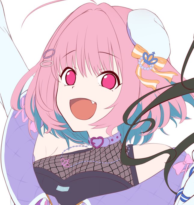 解釈違いが生まれかねない表情かもしれないけどりあむを楽しませたいのでこれでいくのじゃ… 