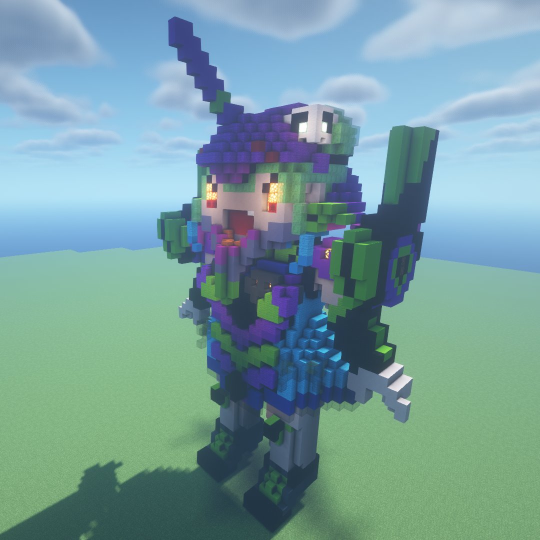 Super Robot Hololive Minecraft The F K