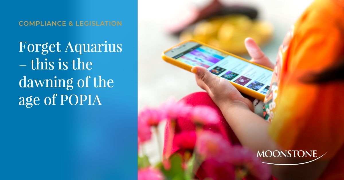 MoonstoneInfo's tweet image. The dawning of the age of POPIA bit.ly/3644YnI #informationofficer #popia #guidancenote