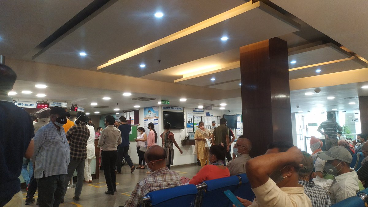 han_nit's tweet image. Alchemist Sector 21 visited today and found that the Alchemist Hospital is not at all following the Covid Guidelines ,secondly the behaviour of the Staff with the patients is rude ,you feel like you have entered the government hospital .Is it Alchemist ?