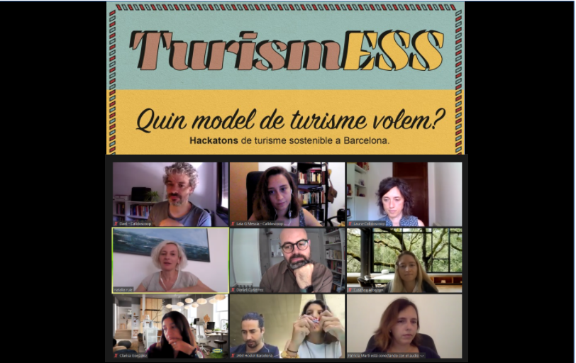 Calidoscoop's tweet photo. 🌱Ja tenim aquí la 2a Hackató de turisme sostenible a Barcelona!
💡Plegades busquem idees per impulsar els #TurismESS i caminar cap a un turisme conscient, responsable i inclusiu.
🔗https://t.co/h04Ks5P1Fm https://t.co/ml6wZmRCKG