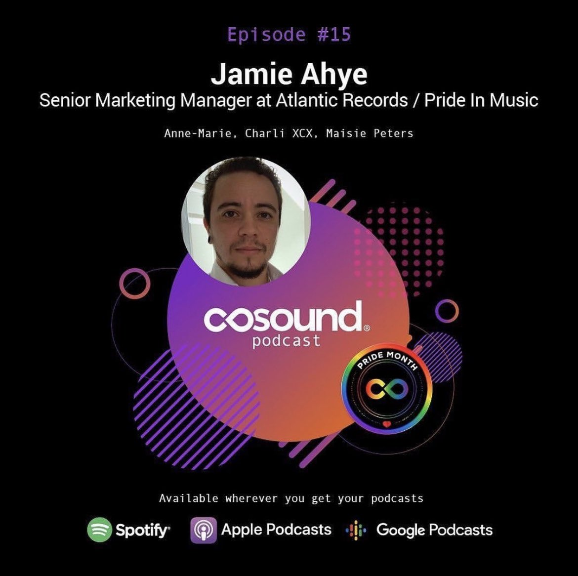 For #PrideMonth <a href="/cosound/">Cosound</a> hosted a special series of podcasts focusing on LGBTQIA+ excellence in the music industry. These included 3 episodes featuring Pride In Music’s Mark Fabish, Laura Bruneau and Jamie Ahye. You can listen to them all here me.cosound.com/Cosound