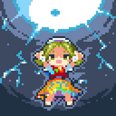 「陰陽鬼神玉 #dotpict 」|くまもとのイラスト