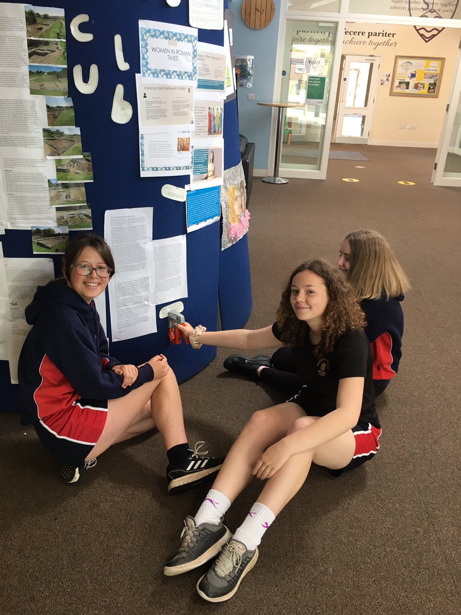 WyeClassics's tweet photo. Year 9 setting up our inspirational classics club exhibition. https://t.co/y9uActXlRw