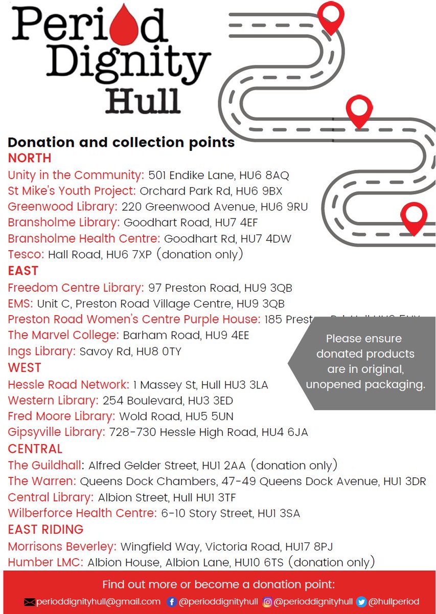 HullPeriod's tweet photo. We are very excited to share that our Period Dignity donation and collection bins have arrived and are being set up in different locations across the city.  See our full press release here: https://t.co/c7veJJDVuK @NHSHullCCG @Hullccnews @AndiePeriod https://t.co/zIVEAC7Ia5