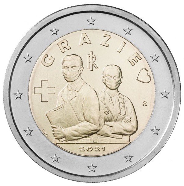 Italy has issued a a new €2 coin to say “Grazie” to its doctors and nurses.